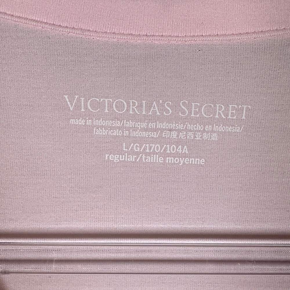 NWT Victoria’s Secret SoSoft Modal Pajama Set Pink Bow Long Sleeve Size L - Picture 5 of 15